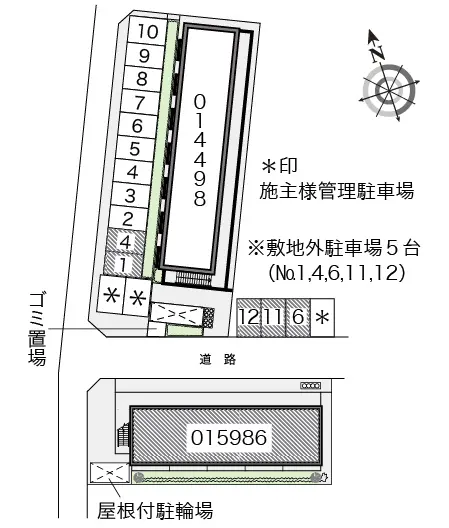 ★手数料０円★大和郡山市城南町　月極駐車場（LP）